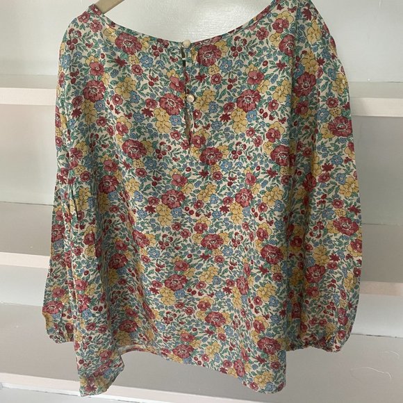 POLO Ralph Lauren Size 6 Floral Blouse NWT - Picture 2 of 2